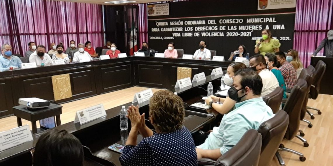 CONSEJO MUNICIPAL PARA GARANTIZAR LOS DERECHOS DE LAS MUJERES A UNA VIDA LIBRE DE VIOLENCIA EN TAPACHULA