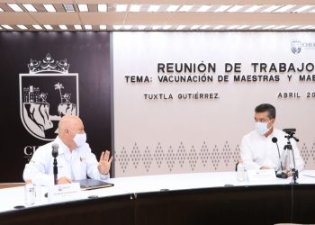 Chiapas se suma al esfuerzo de proteger a docentes contra el COVID-19