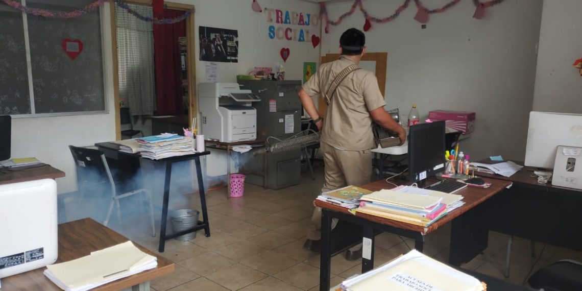 NEBULIZAN EDIFICIOS PÚBLICOS DE TAPACHULA EN PREVENCIÒN DE ENFERMEDADES