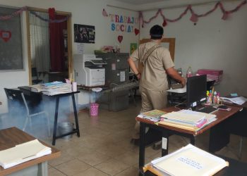 NEBULIZAN EDIFICIOS PÚBLICOS DE TAPACHULA EN PREVENCIÒN DE ENFERMEDADES