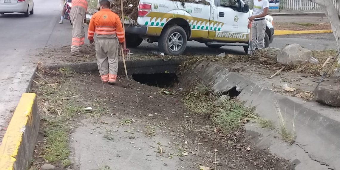 ANTE EL INICIO DE LA TEMPORADA DE LLUVIAS, SE REALIZAN ACCIONES PARA GARANTIZAR LA SEGURIDAD DE LA POBLACIÓN DE TAPACHULA