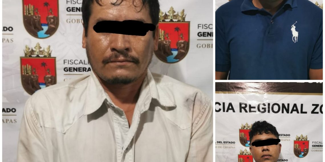 FGE detiene a Objetivos Prioritarios 15, 16 y 17 por Secuestro en Chiapas