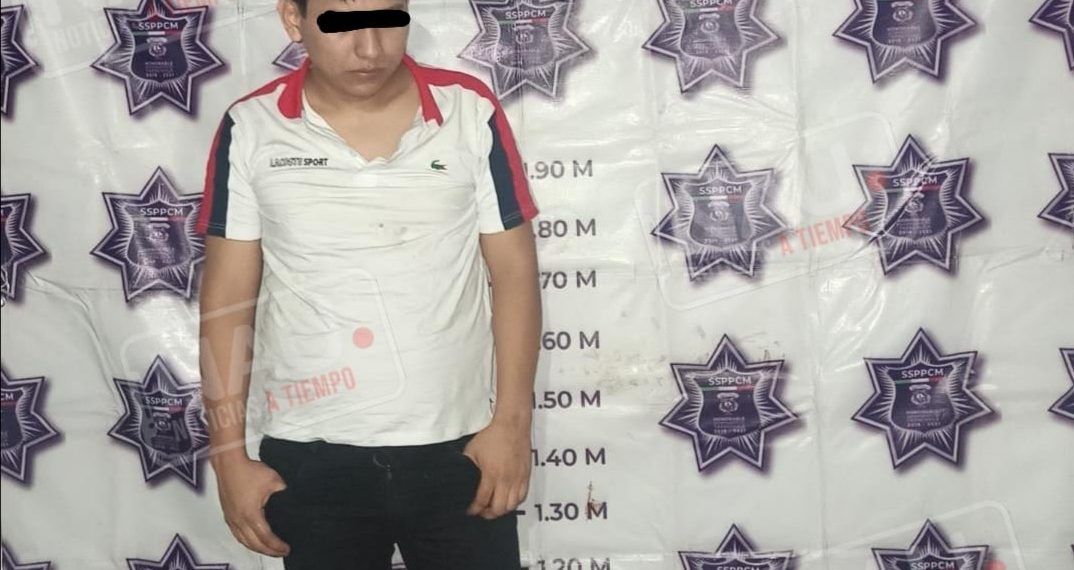 Ebrio sujeto realizaba disparos con un arma de fuego en plaza kafeto de Tapachula