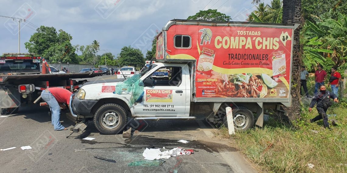 Un lesionado en volcadura en la carretera Puerto Madero – Tapachula