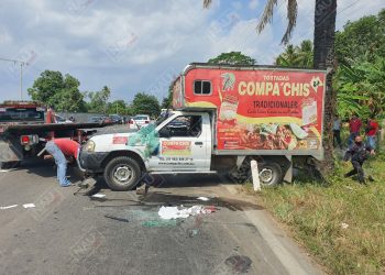 Un lesionado en volcadura en la carretera Puerto Madero – Tapachula