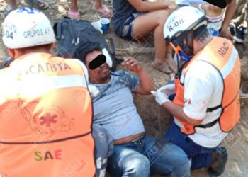 Rescata SAE a persona atropellada