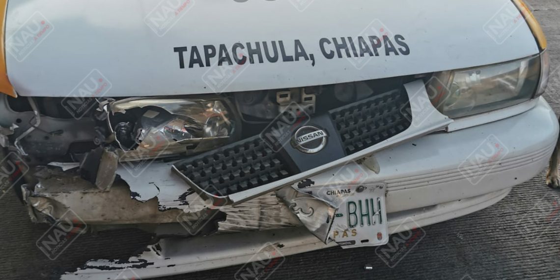 Motociclista lesionado al ser atropellado por un taxi