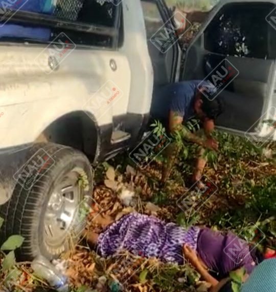 7 heridos y un muerto deja volcadura en la zona baja de Pijijiapan