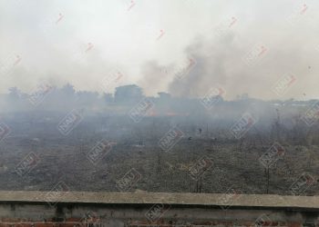 Tapachula bajo el humo por incendios de pastizales