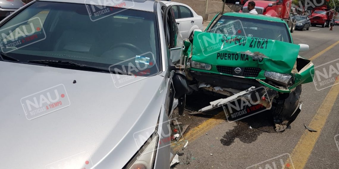Dos heridos deja accidente en Tapachula