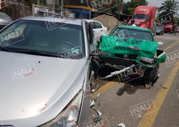 Dos heridos deja accidente en Tapachula