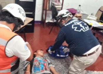 Joven de 21 años fue atendido por SAE