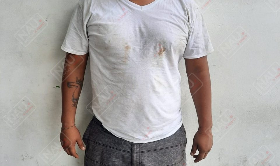 Huixtleco llevaba 10 migrantes indocumentados