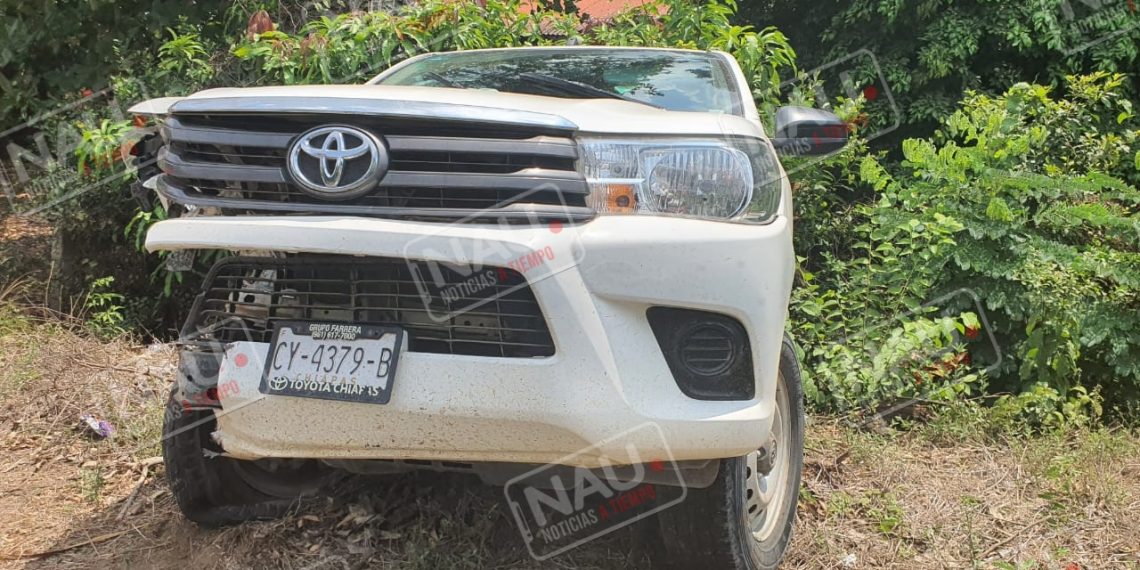 Conductor de camioneta hizo corte de circulación en la carretera Jaritas – Suchiate