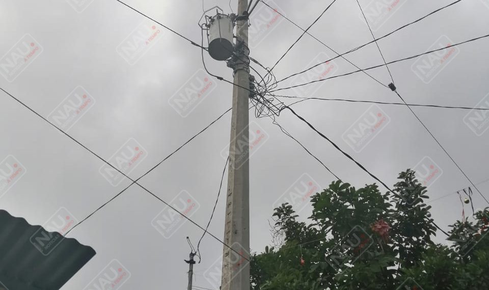 Desde hace tres días no tienen luz