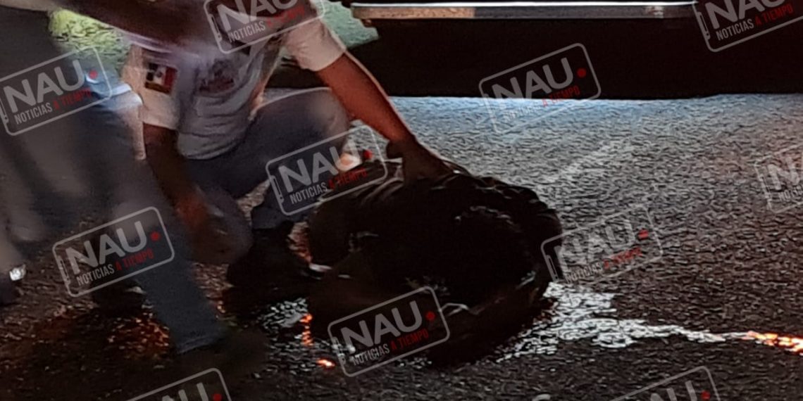 Ebrio motociclista se accidenta en MAPASTEPEC