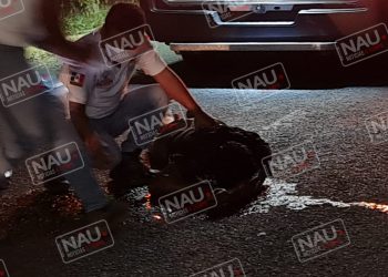 Ebrio motociclista se accidenta en MAPASTEPEC