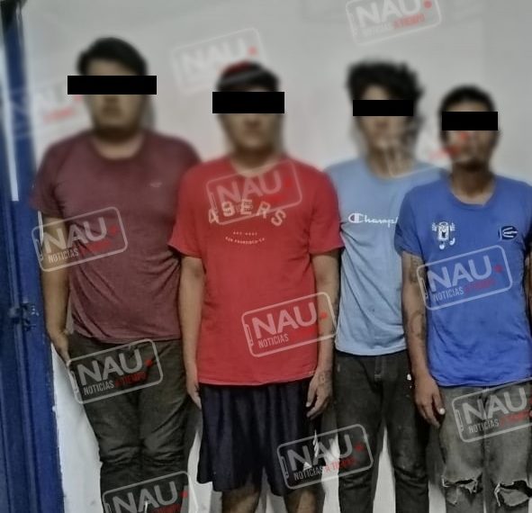 Detienen a 7 presuntos asaltantes en Indeco Cebadilla de Tapachula