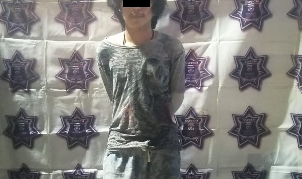 DETIENE POLICÍA MUNICIPAL DE TAPACHULA A SUJETO CON MAS DE 4.5 KILOS DE MARIHUANA