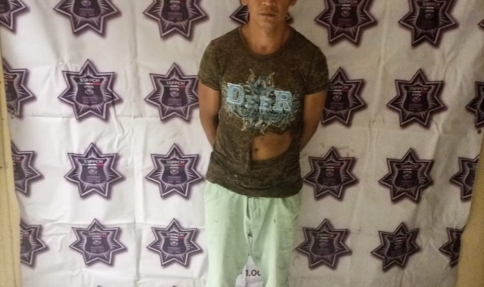 FUE DETENIDO POR VIOLENCIA FAMILIAR