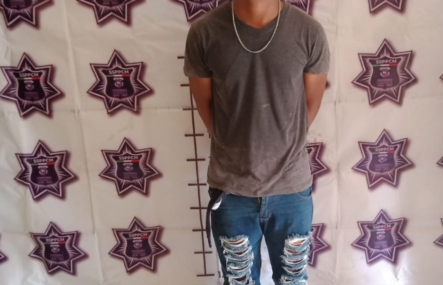 DETIENEN A HONDUREÑO POR ASALTO CON VIOLENCIA; UTILIZABA PISTOLA DE PLÁSTICO