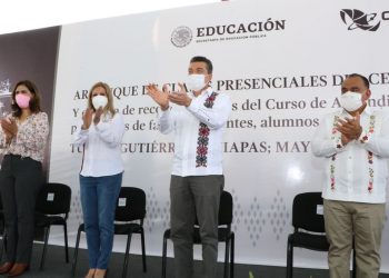 Constatan regreso a clases presenciales, conforme a protocolos, en planteles del Cecyte Chiapas