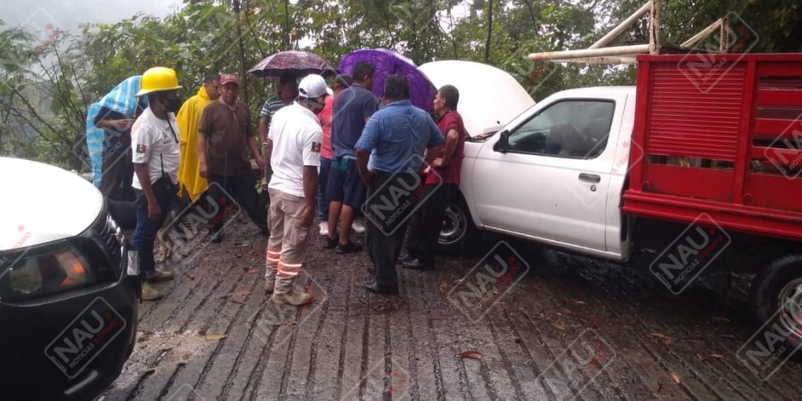 Por poco se va a un barranco