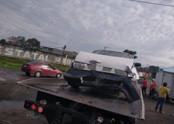Choque en el libramiento sur oriente deja un lesionado
