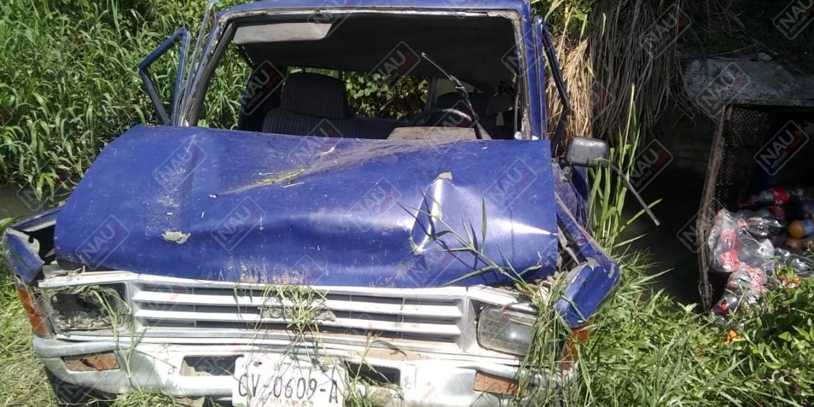 Dos lesionados en accidente en la carretera Jaritas – Suchiate