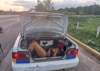 Dos centroamericanos y dos mexicanos asegurados por SSPM