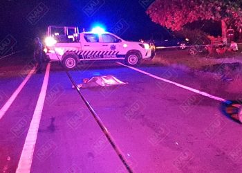 Muere motociclista sobre la carretera Puerto Madero – Tapachula