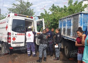 En salto deja una persona lesionada en la Colonia Nuevo Mundo 3 de Tapachula
