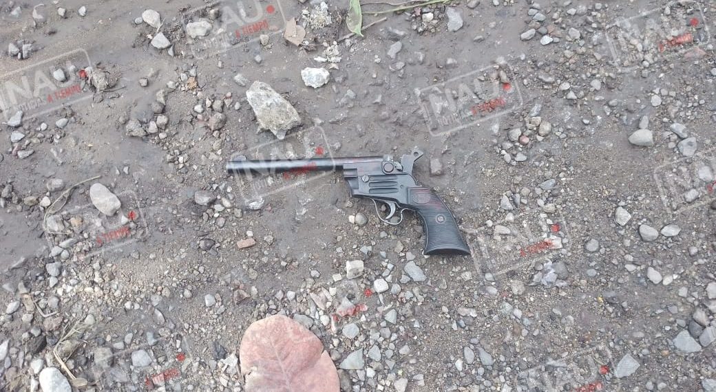 Encuentran una pistola en la calle de la colonia Nuevo Mundo 3
