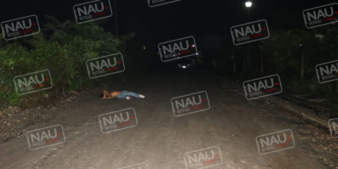 Le dieron tres balazos