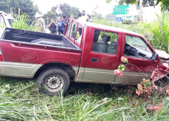 Dos lesionados deja accidente sobre la carretera Tuxtla Chico – Tapachula