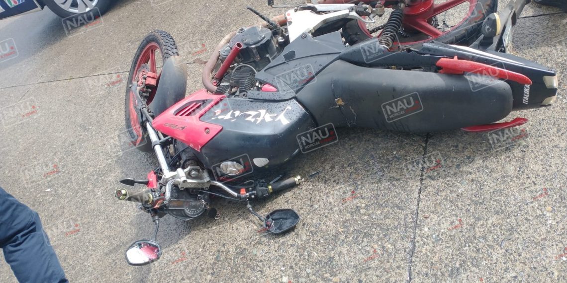 Padre e hijo resultaron lesionados