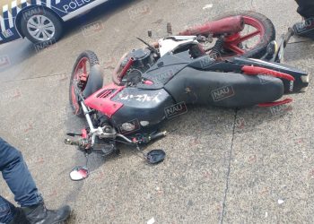 Padre e hijo resultaron lesionados