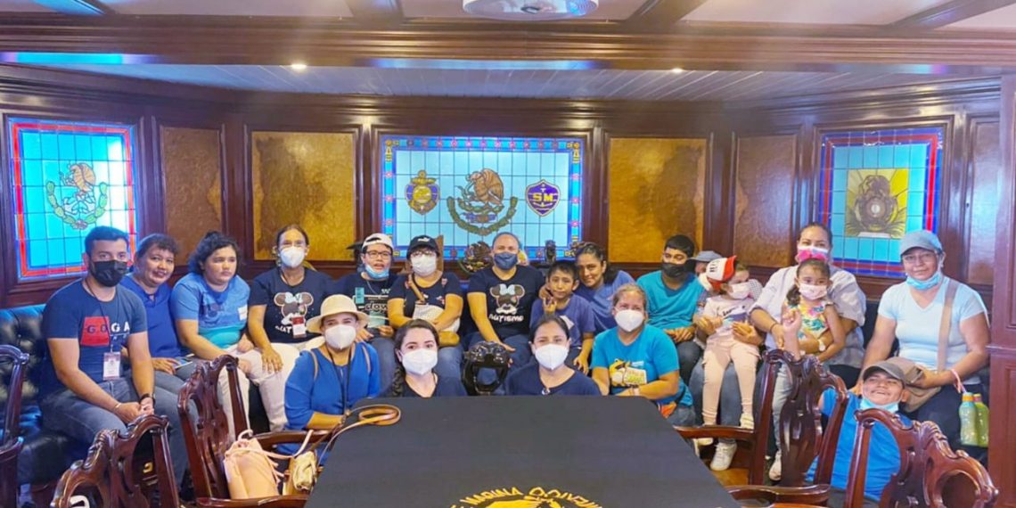 NIÑOS CON TRASTORNO DEL ESPECTRO AUTISTA DEL DIF CONOCIERON EL BUQUE ESCUELA VELERO “CUAUHTÉMOC”
