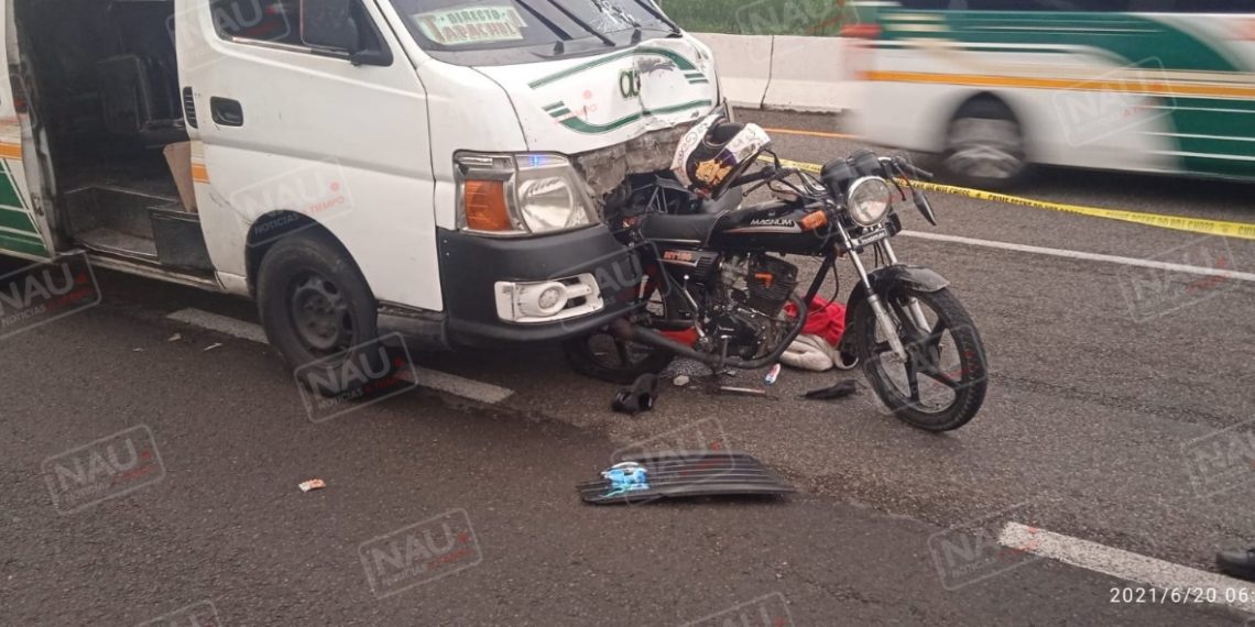 Embaraza que viajaba en motocicleta pierde la vida