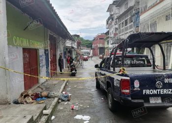 Localizan sin vida a un indigente en el centro de Tapachula