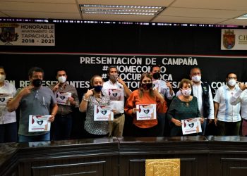AYUNTAMIENTO DE TAPACHULA Y SALUD ESTATAL PRESENTAN LA CAMPAÑA “NO ME CONFÍO, USO CUBREBOCA”