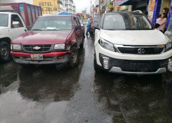 Chocó por no tener precaución