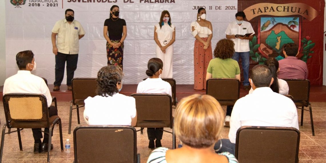 ALCALDESA DE TAPACHULA, ATESTIGUA PRIMER CERTAMEN ESTATAL DE ORATORIA Y DEBATE “JUVENTUDES DE PALABRA”