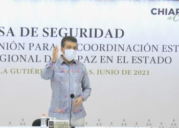 Gracias al trabajo conjunto, Chiapas es uno de los estados más seguros del país: Rutilio Escandón