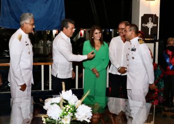 Destaca Rutilio Escandón contribución de la Armada de México en la salvaguarda del pueblo