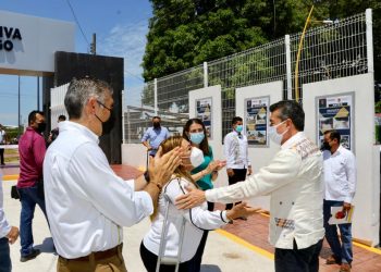 En Suchiate, Rutilio Escandón inaugura Unidad Deportiva Municipal digna y segura