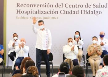 En Suchiate, inaugura Rutilio Escandón la reconversión del Centro de Salud con Hospitalización