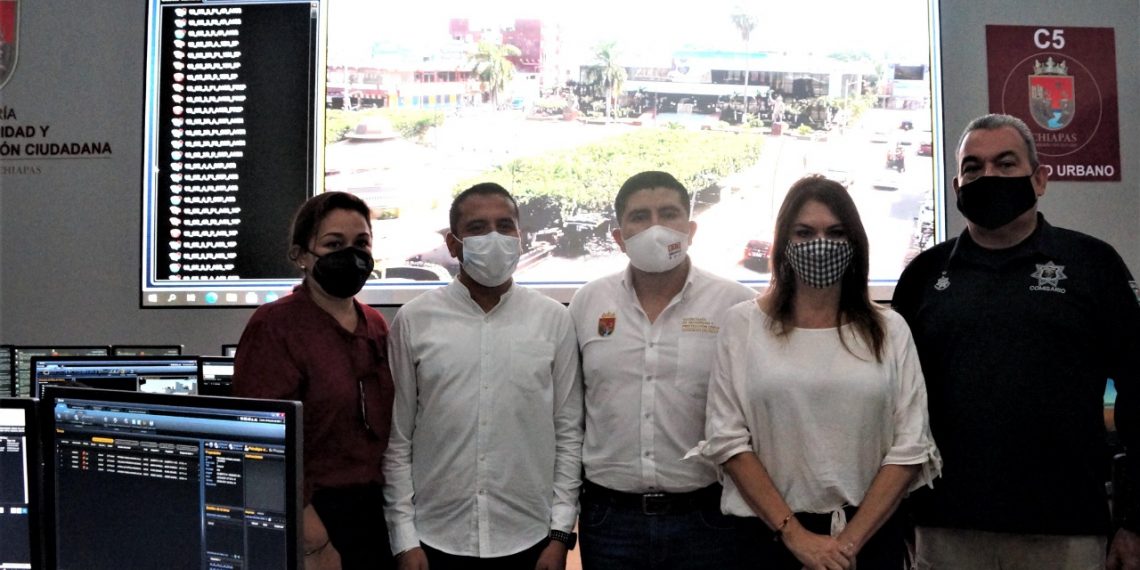 AYUNTAMIENTO DE TAPACHULA Y C5 COORDINAN ACCIONES PARA LA SEGURIDAD