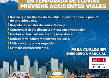 Inicia SSyPC campaña “Seguridad vial en temporada de lluvias”: Zepeda Soto