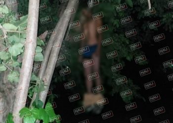 Joven de 22 años de edad se quitó la vida ahorcándose en un árbol de mango.